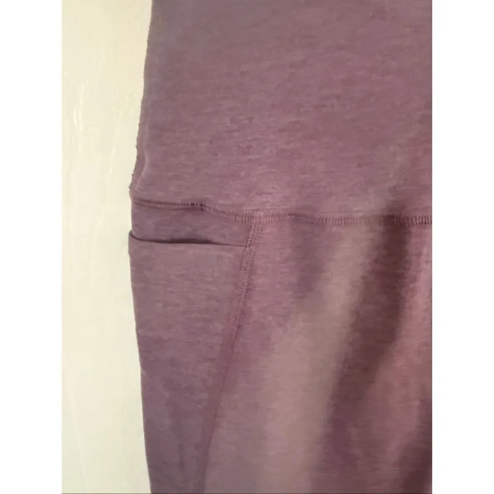 Beyond Yoga X Peloton Muted Plum 7/8 Leggings sz X NWOT